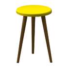 Banco Toka Castanho E Amarelo