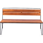 Banco Tramontina Tarsila Em Madeira Teca Com Estrutura Em Aço