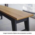 Banco Turquia 130 Cm - Chumbo/natural