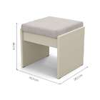 Banco Versátil Off White