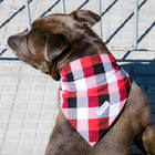 Bandana para Cachorro Pet Unissex Cães Xadrez Dupla Face Tama