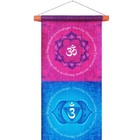 Bandeira 7 Chakras Pergaminho Tapeçaria Yoga