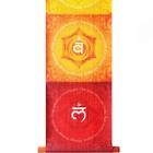 Bandeira 7 Chakras Pergaminho Tapeçaria Yoga