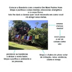 Bandeira Mantra Om 6 Cm