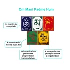 Bandeira Mantra Om 6 Cm