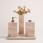 Bandeja 30x30 Travertino Romano