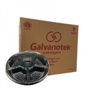 Bandeja 5 Divisórias Preta G 550 Cx C/100 conjuntos - Galvano