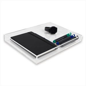 Lavagnetta In Acrilico Con Luci LED 35x25 Cm - Lavagna Cancellabile 7 Colori, Per Appunti, Decorazione, Bambini