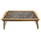 Bandeja Alça Bambu Servir Cafe Da Manha Lanche Almoço Jantar