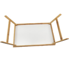 Bandeja Alça Bambu Servir Cafe Da Manha Lanche Almoço Jantar