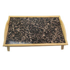 Bandeja Alça Bambu Servir Cafe Da Manha Lanche Almoço Jantar