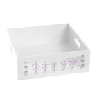 Bandeja Borboletas Lilás Quarto Bebê