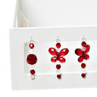 Bandeja Borboletas Vermelhas Quarto Bebê