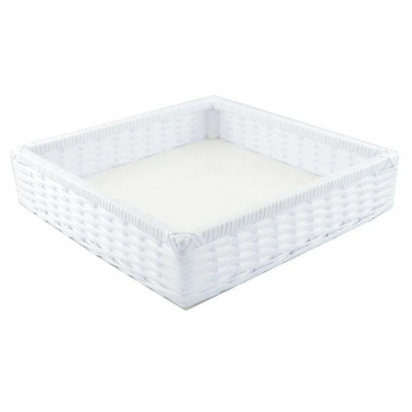 Bandeja Branco Café Da Manhã Fibra Sintética