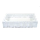 Bandeja C/ Alça 30x20x06cm - Branco