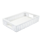 Bandeja C/ Alça 30x20x06cm - Branco