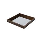 Bandeja C/espelho Coquinho 27x27x4,5cm