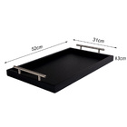 Bandeja Café Alças Bebidas Xícaras Bar Aparador Portátil Ambi