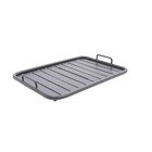 BANDEJA CAFÉ II AÇO 40X55 CINZA