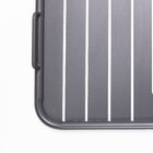 BANDEJA CAFÉ II AÇO 40X55 CINZA