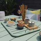 BANDEJA CAFE II AÇO 40X55 VERDE