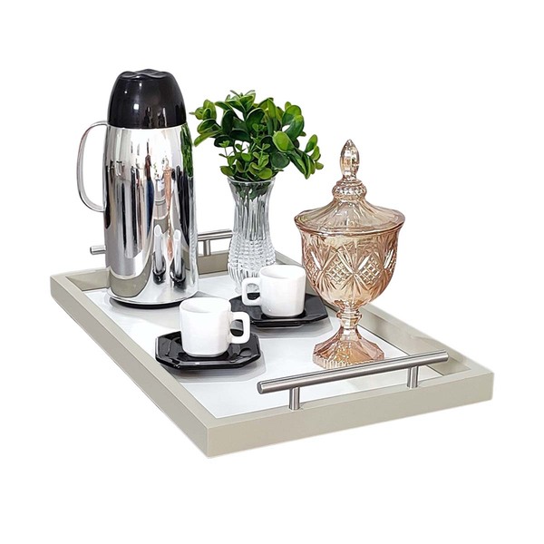 Bandeja Café Manhã Decorativa Pequena Ambiente Recepção Hall