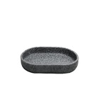 Bandeja Canelado Cinza 2x12x20cm Oikos