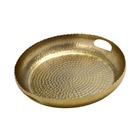 Bandeja/centro De Mesa Dourado Cdp Chef