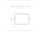 Bandeja Classic Retangular Em Aco Inox Com Alcas 42 X 29 Cm T