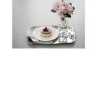 Bandeja Classic Retangular Em Aco Inox Com Alcas 42 X 29 Cm T