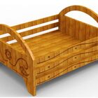 Bandeja Com Alças Corte À Laser Em Mdf