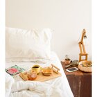 Bandeja Com Alças De Bambu Retangular Oikos Natural