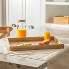 Bandeja com Alças Sense Bambu 48x35x4cm OU