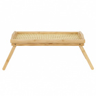 Bandeja com Pés Dobráveis de Bambu Palhinha 50Cm Oikos