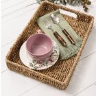 Bandeja Copa E Cia Linha Fiber - Retangular Natural