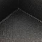 Bandeja Couro Snake Vintage Preta Com Fíbula Dourada M