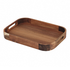 Bandeja De Acácia Arredondada 40Cm Oikos