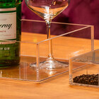 Bandeja De Acrílico Hara Transparente Lisa Alta 42x33 Cm