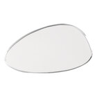 Bandeja De Acrílico Hara Transparente Orgânica 52x44 Cm