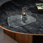 Bandeja De Acrílico Hara Transparente Orgânica 52x44 Cm