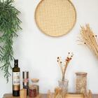 Bandeja De Bambu Com Alcas Retangular