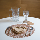 Bandeja De Bambu Heart 1357 Lyor