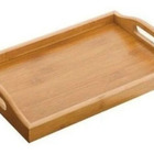 Bandeja De Bambu Para Servir Churrasco Café Da Manhã