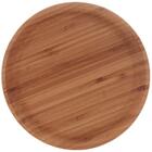 Bandeja De Bambu Round 20cm Lyor Prato Redondo Servir Mesa P