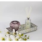 Bandeja De Banheiro - Retangular Prateada Luxo 34x12cm