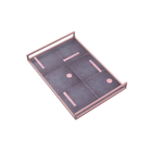 Bandeja De Ferro Cerâmica Decorativa Formas Rosa Li0227