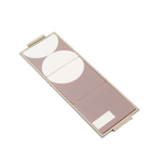 Bandeja De Ferro Cerâmica Luxo Formas Taupe Li0301