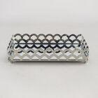 Bandeja De Luxo Belga Retangular - Prateada 23x12cm