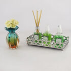 Bandeja De Luxo Belga Retangular - Prateada 23x12cm