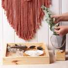 Bandeja De Madeira Quadrada